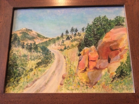 Palo Duro Winter by artist Rebecca Barrows